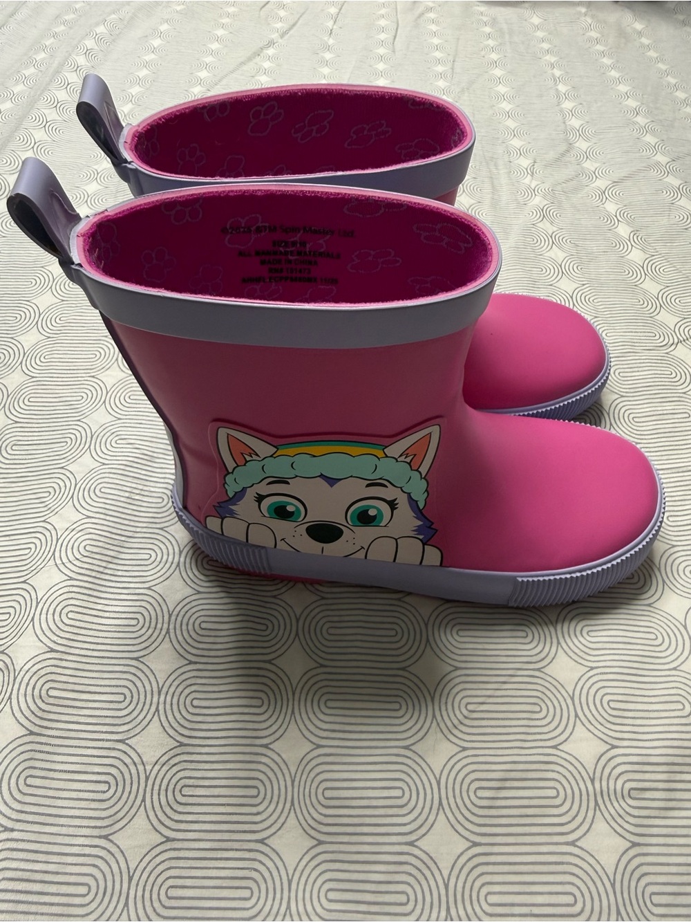 Girls Paw Patrol Pink Rain Boots